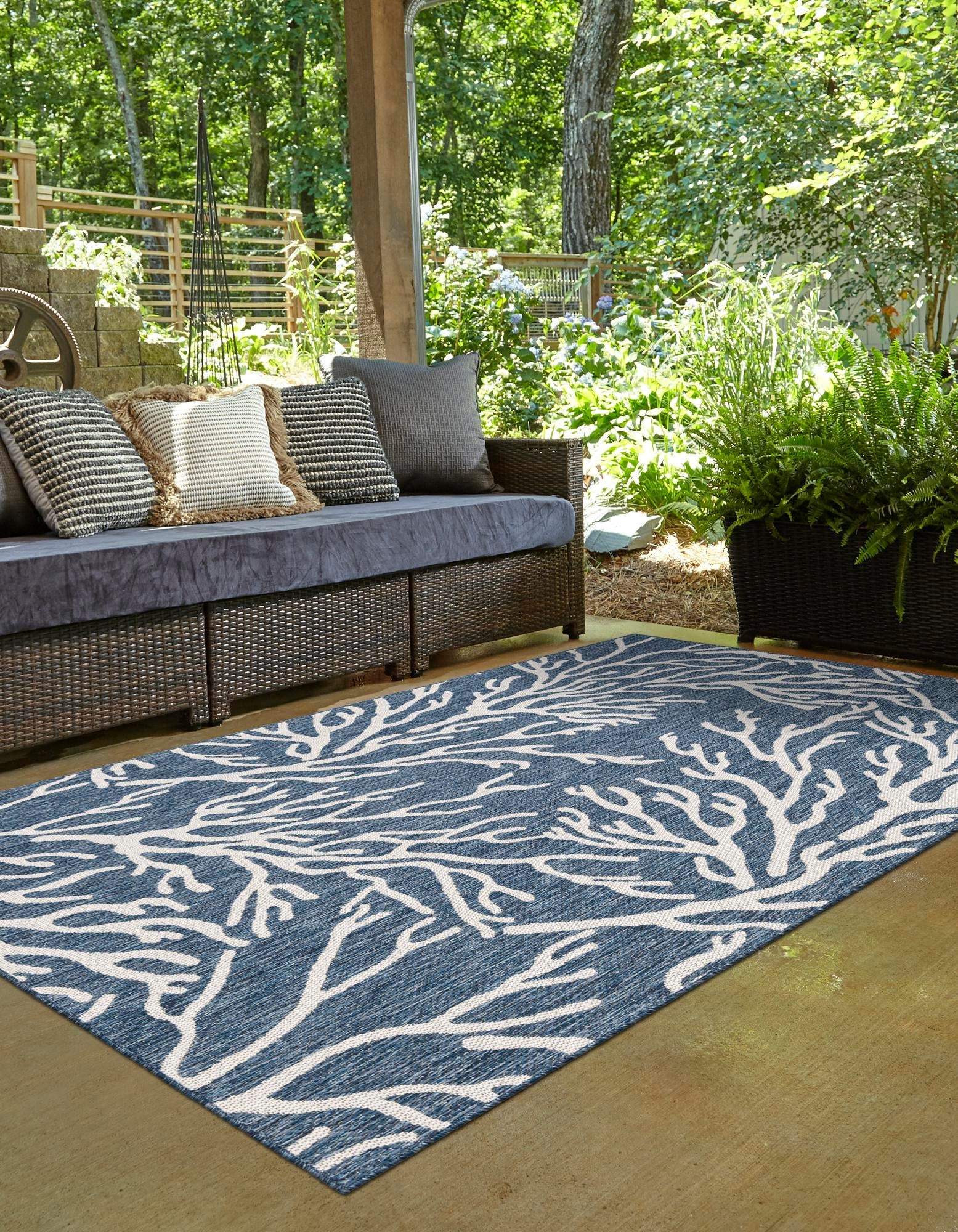 Seaside Haven Rugs Collection Area Rug -  Pebblestone