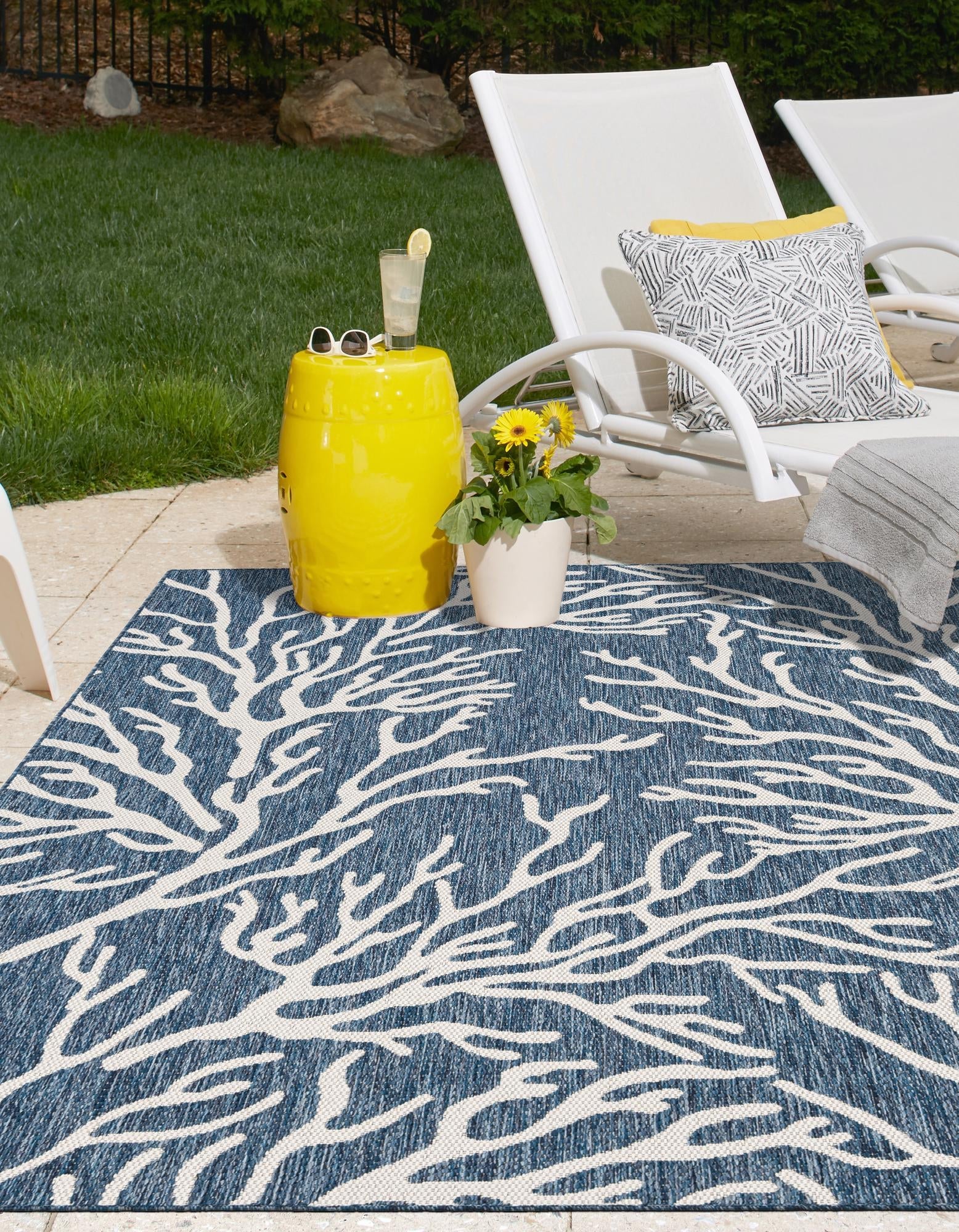 Seaside Haven Rugs Collection Area Rug -  Pebblestone