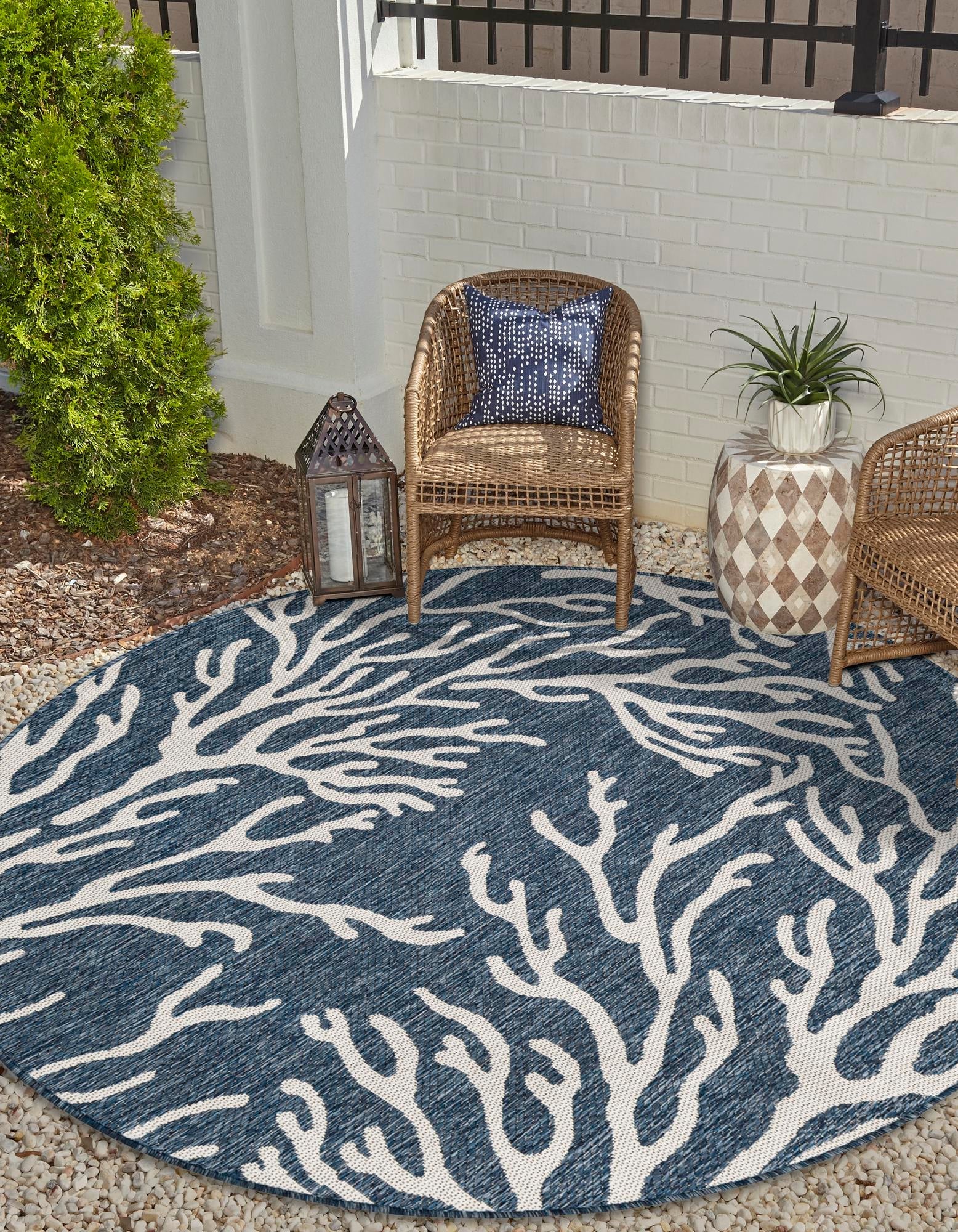 Seaside Haven Rugs Collection Area Rug -  Pebblestone