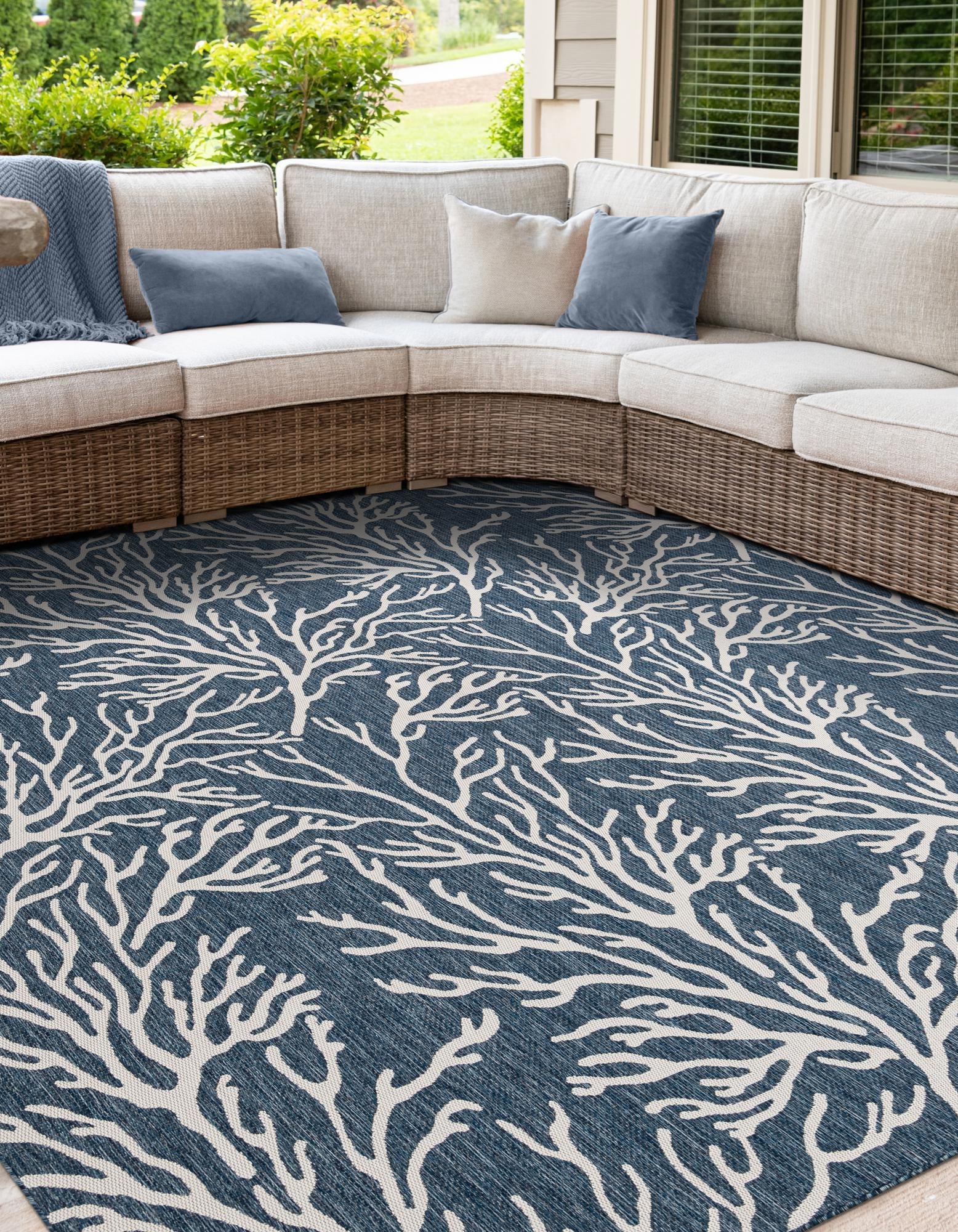 Seaside Haven Rugs Collection Area Rug -  Pebblestone