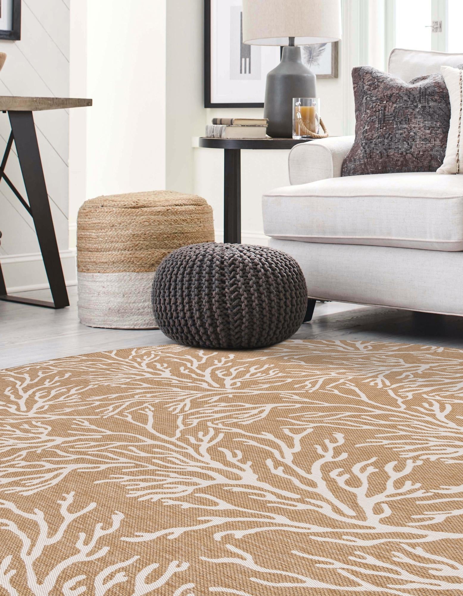 Seaside Haven Rugs Collection Area Rug -  Pebblestone