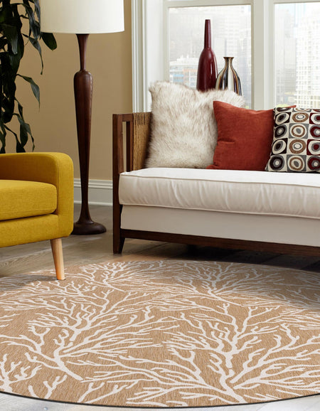 Seaside Haven Rugs Collection Area Rug -  Pebblestone