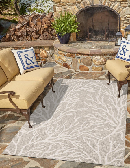 Seaside Haven Rugs Collection Area Rug -  Pebblestone