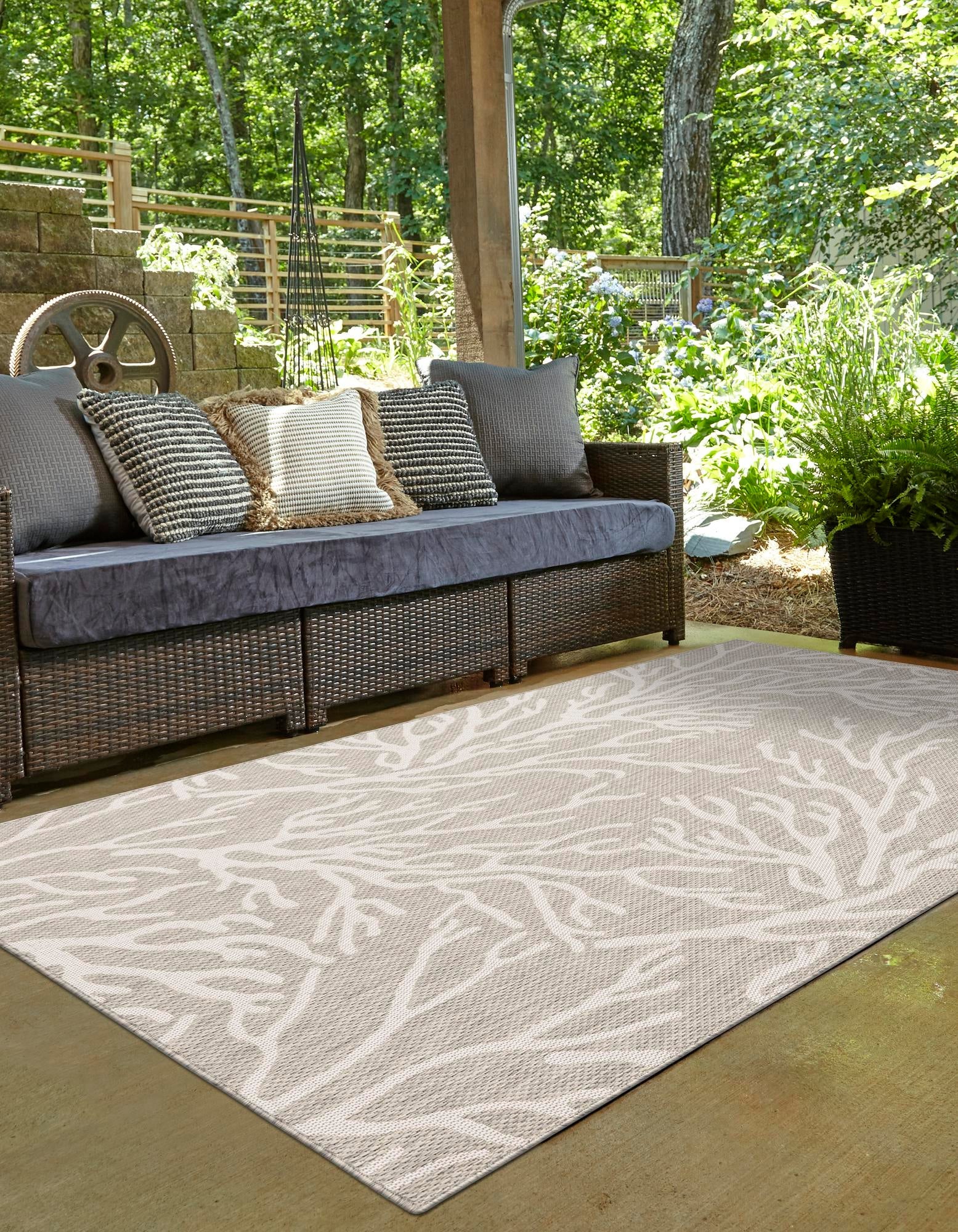 Seaside Haven Rugs Collection Area Rug -  Pebblestone