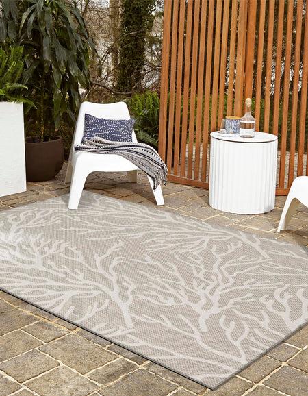 Seaside Haven Rugs Collection Area Rug -  Pebblestone