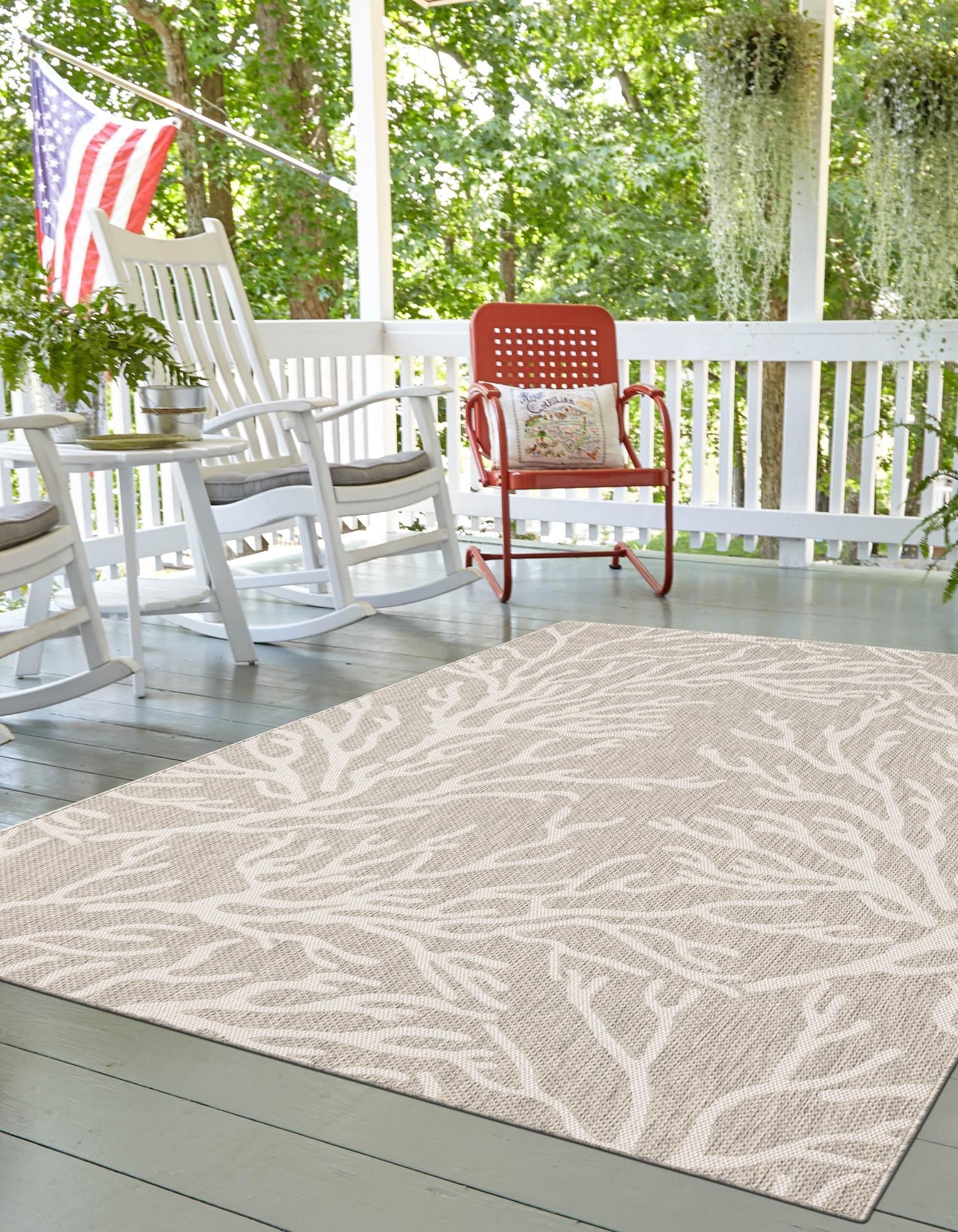 Seaside Haven Rugs Collection Area Rug -  Pebblestone