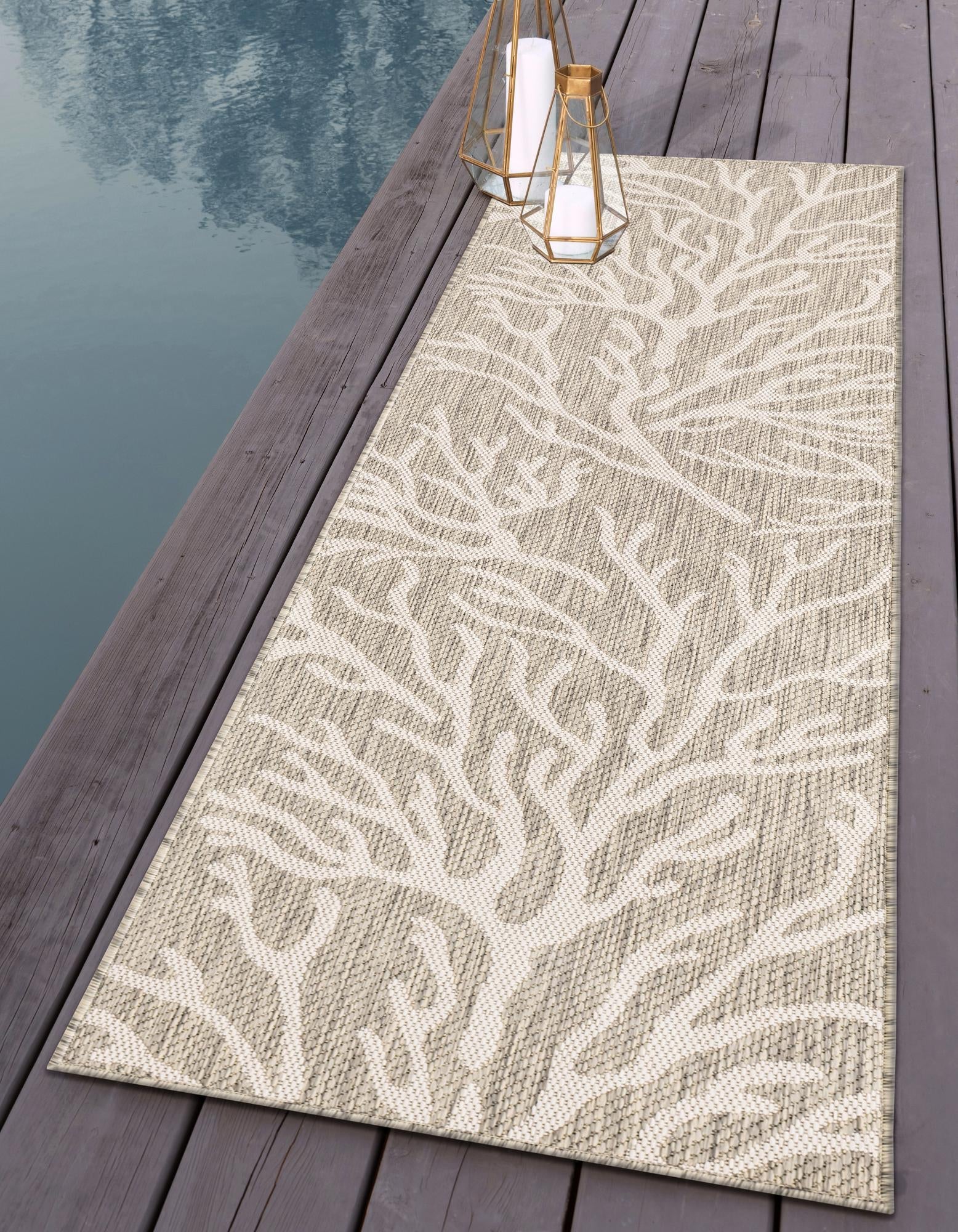 Seaside Haven Rugs Collection Area Rug -  Pebblestone