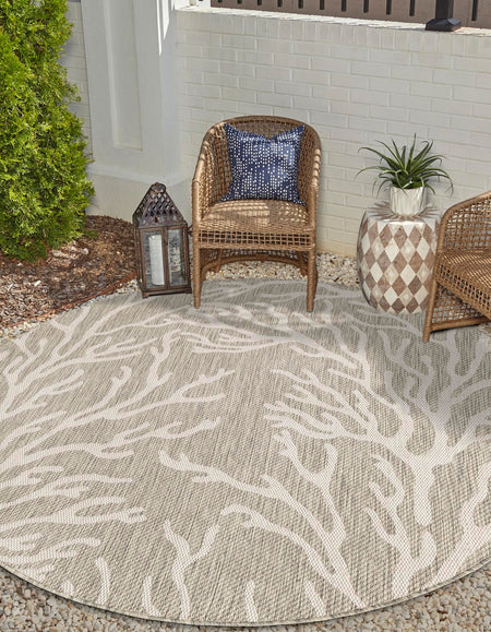 Seaside Haven Rugs Collection Area Rug -  Pebblestone