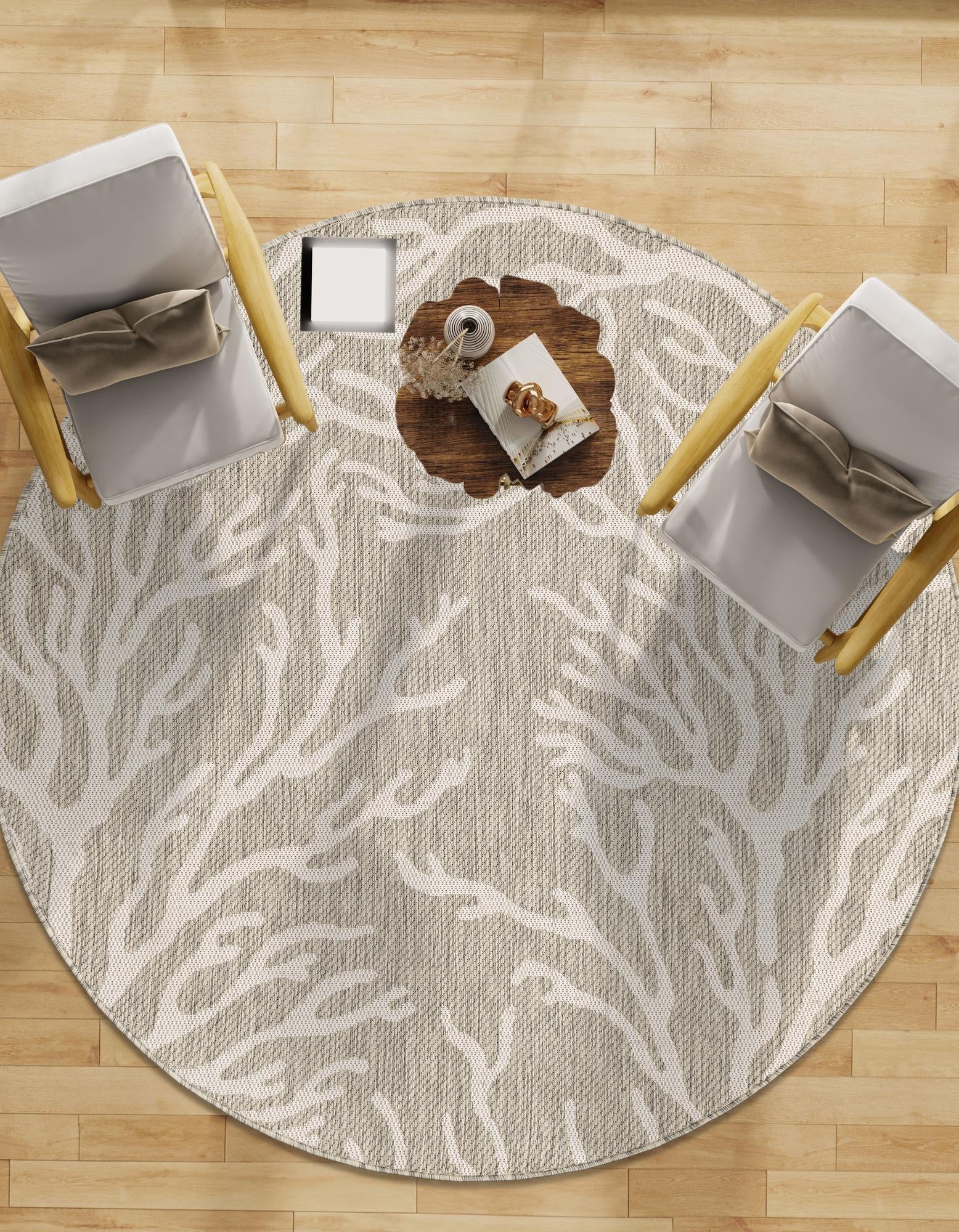 Seaside Haven Rugs Collection Area Rug -  Pebblestone