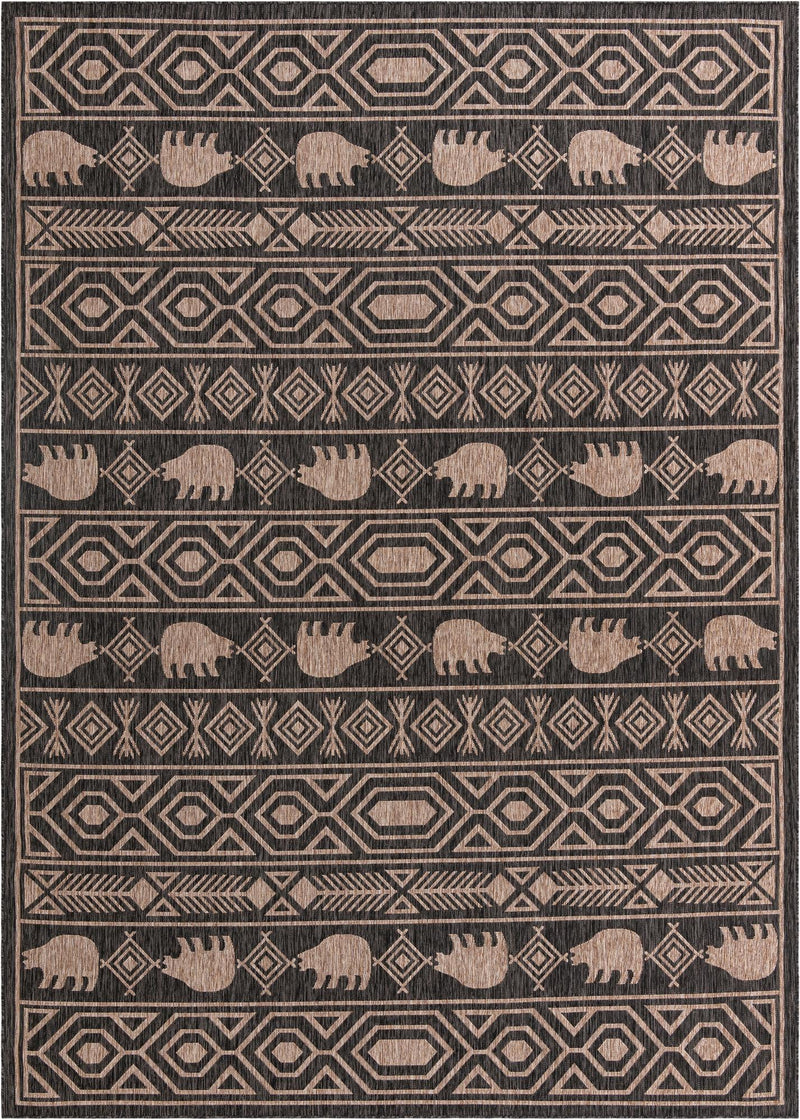 Mesa Oasis Rugs Collection Area Rug - Sundown Rectangle Black Main