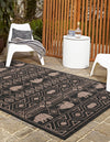 Mesa Oasis Rugs Collection Area Rug - Sundown Rectangle Black Main