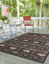 Mesa Oasis Rugs Collection Area Rug - Sundown Rectangle Black  lifestyle 13