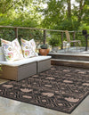 Mesa Oasis Rugs Collection Area Rug - Sundown Rectangle Black  lifestyle 17