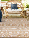 Mesa Oasis Rugs Collection Area Rug - Sundown Square Taupe  lifestyle 26