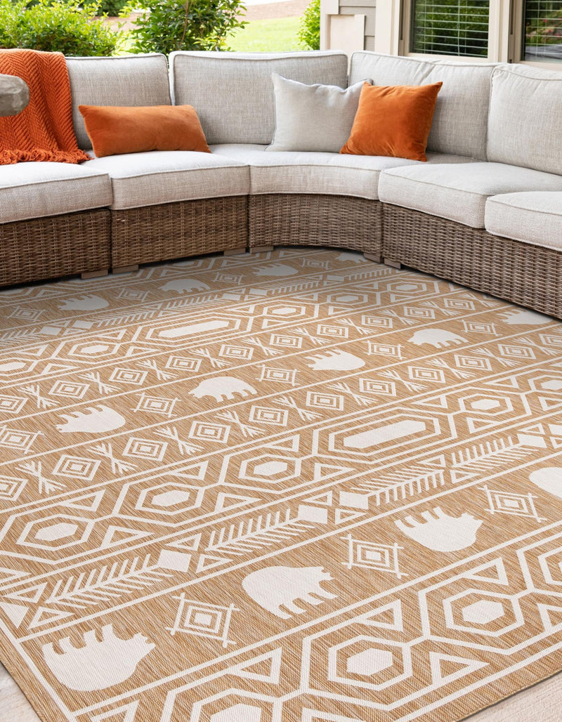 Mesa Oasis Rugs Collection Area Rug - Sundown Square Taupe  lifestyle 38