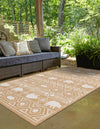 Mesa Oasis Rugs Collection Area Rug - Sundown Rectangle Taupe  lifestyle 18