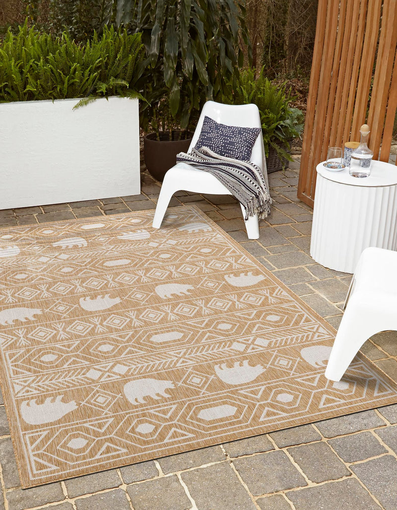 Mesa Oasis Rugs Collection Area Rug - Sundown Rectangle Taupe  lifestyle 20