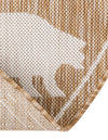 Mesa Oasis Rugs Collection Area Rug - Sundown Round Taupe  lifestyle 94