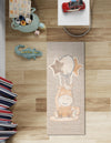 Wonder Tykes Collection Area Rug - Enchanted Runner Peach Blossom  lifestyle 50