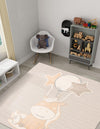 Wonder Tykes Collection Area Rug - Enchanted Square Peach Blossom  lifestyle 36