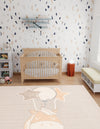 Wonder Tykes Collection Area Rug - Enchanted Square Peach Blossom  lifestyle 48