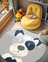 Wonder Tykes Collection Area Rug -  Magicgrove Round Blue and Gray  lifestyle 22