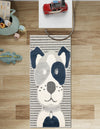 Wonder Tykes Collection Area Rug -  Magicgrove Runner Blue and Gray  lifestyle 50