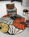 Outdoor Marrakesh Collection Area Rug -  Tetouan Round Multi  lifestyle 31