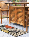 Outdoor Marrakesh Collection Area Rug -  Tetouan Runner Multi  lifestyle 47