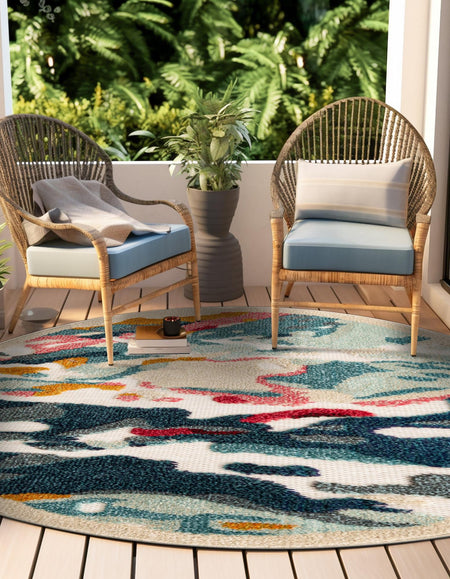 Outdoor Marrakesh Collection Area Rug -  Meknes