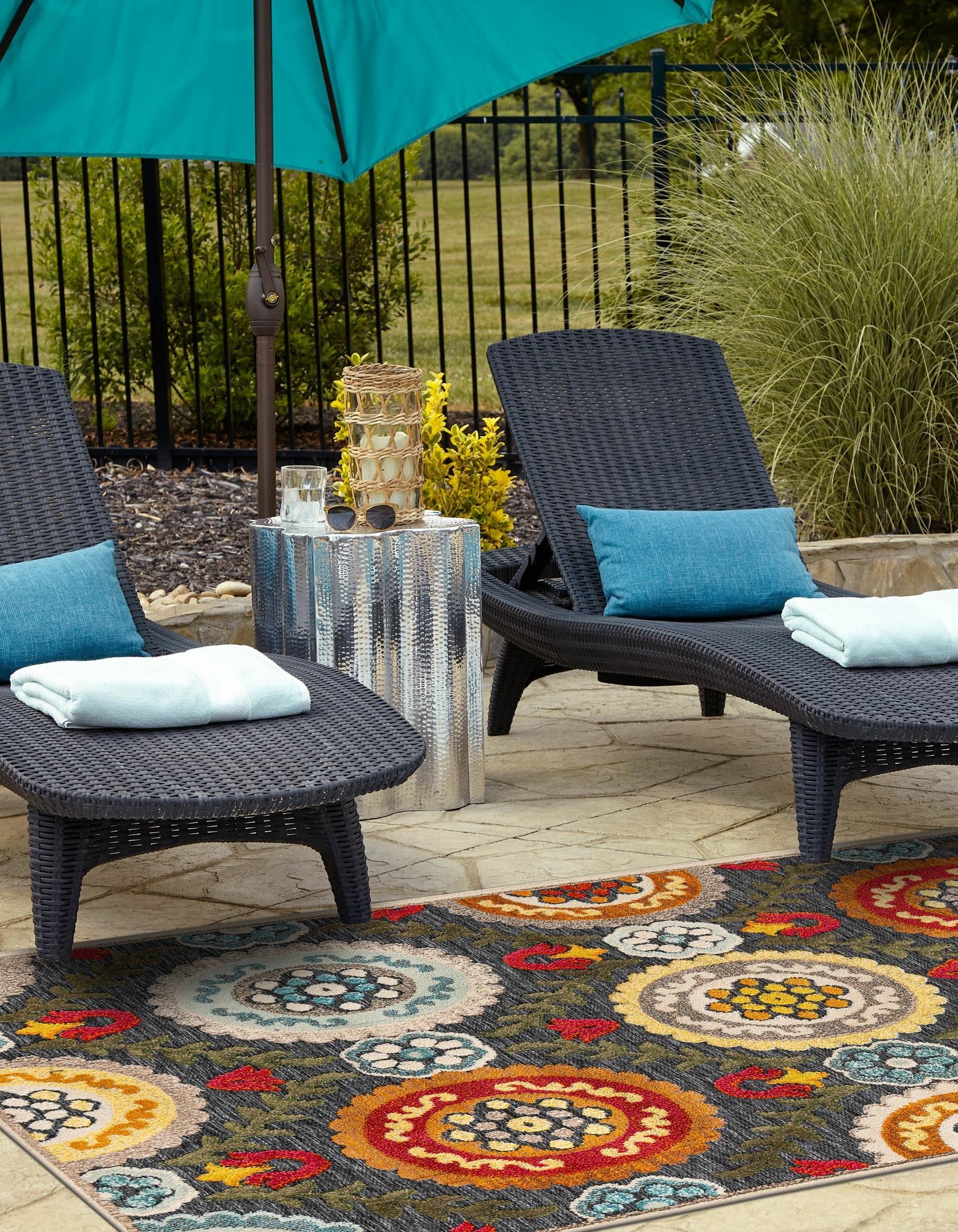 Outdoor Marrakesh Collection Area Rug -  Asilah