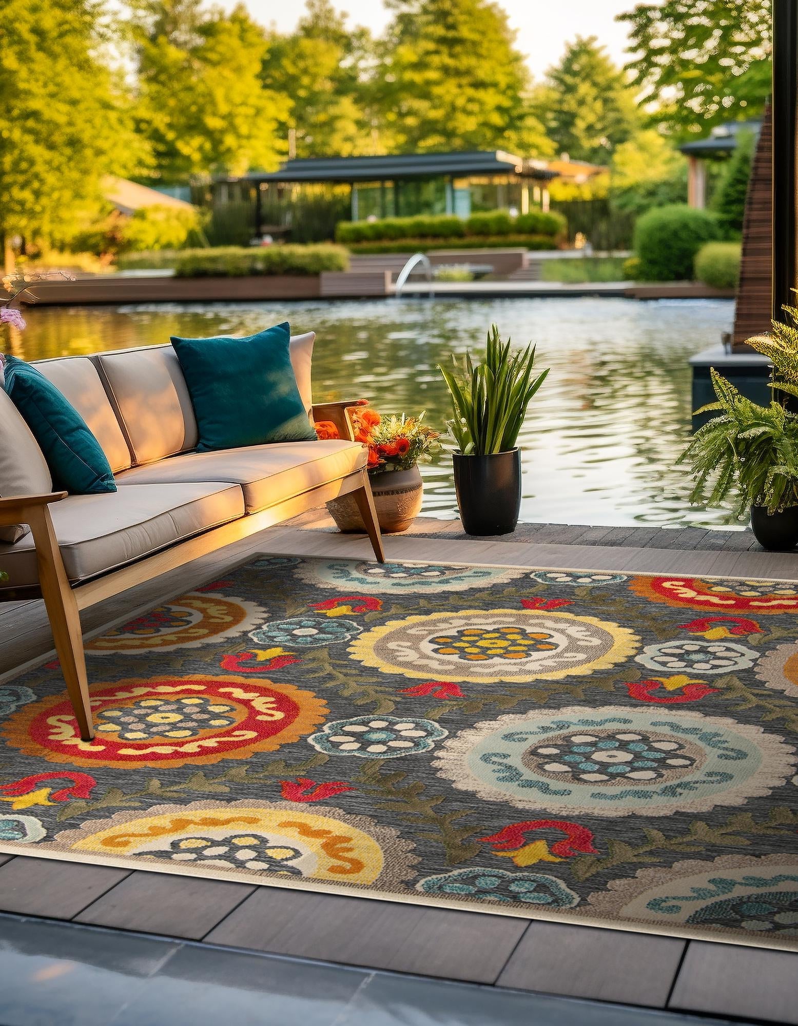 Outdoor Marrakesh Collection Area Rug -  Asilah