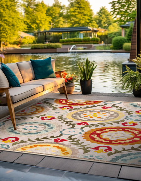 Outdoor Marrakesh Collection Area Rug -  Asilah