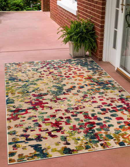 Outdoor Marrakesh Collection Area Rug -  Oujda