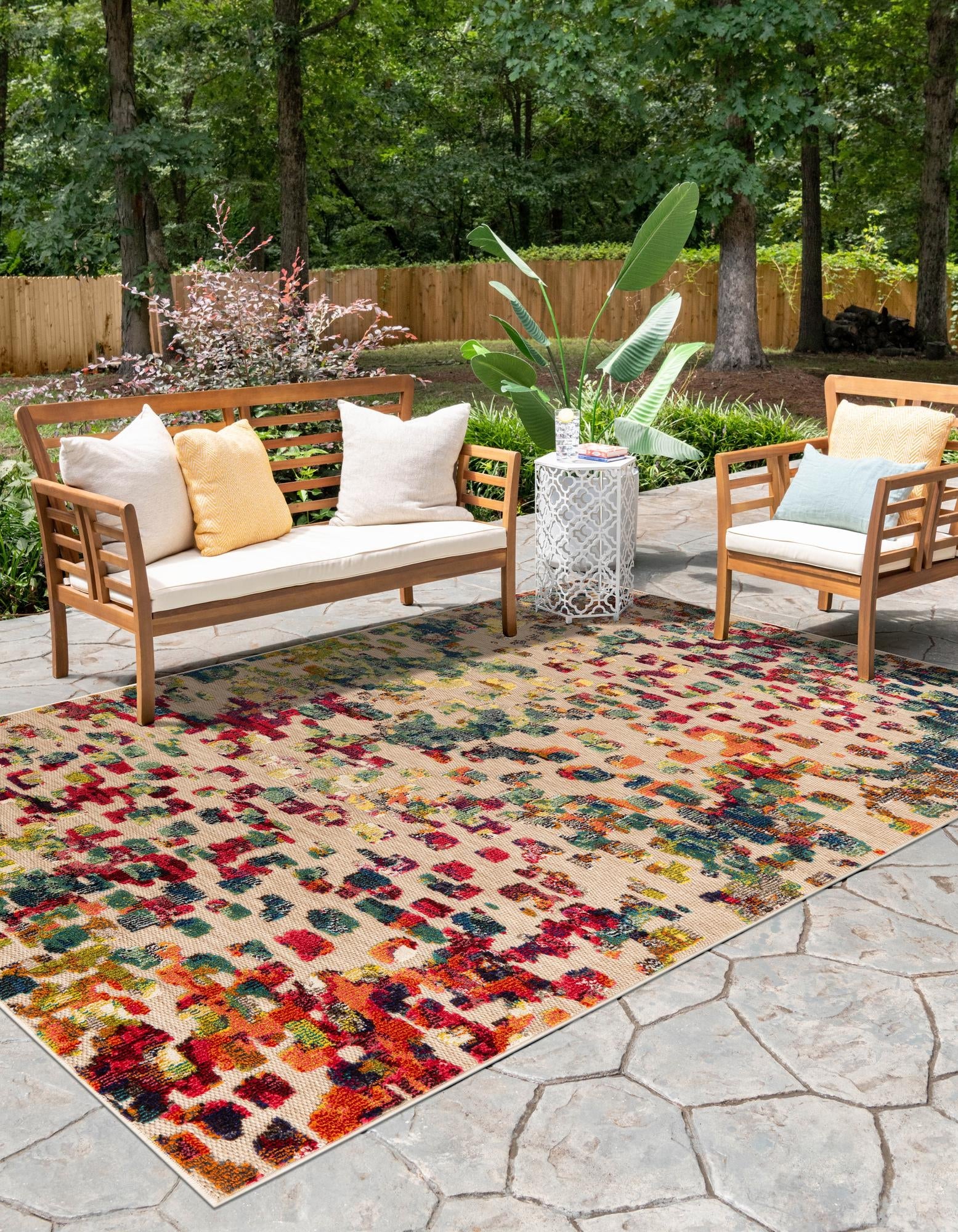 Outdoor Marrakesh Collection Area Rug -  Oujda