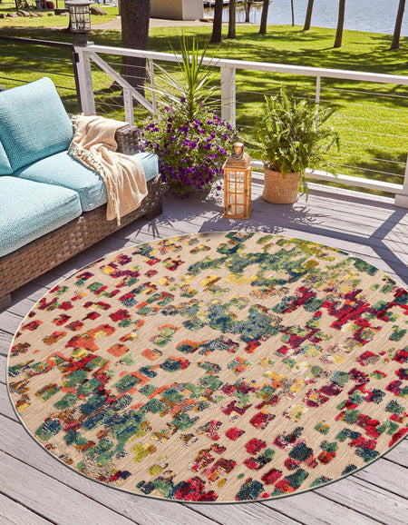 Outdoor Marrakesh Collection Area Rug -  Oujda