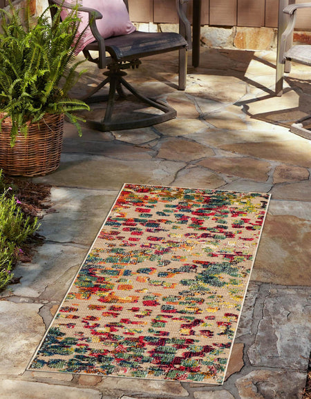 Outdoor Marrakesh Collection Area Rug -  Oujda