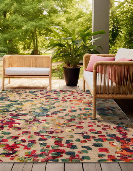 Outdoor Marrakesh Collection Area Rug -  Oujda