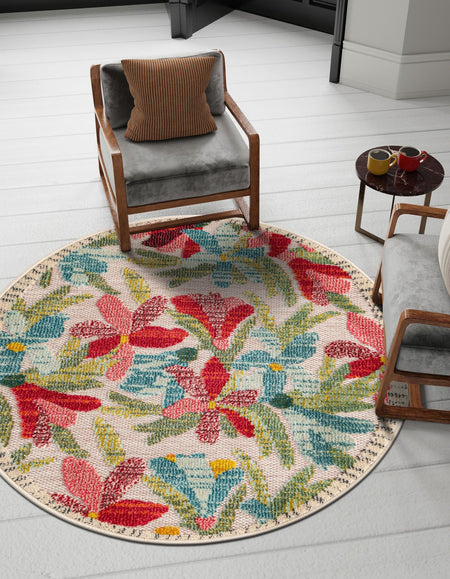 Outdoor Marrakesh Collection Area Rug -  Midelt