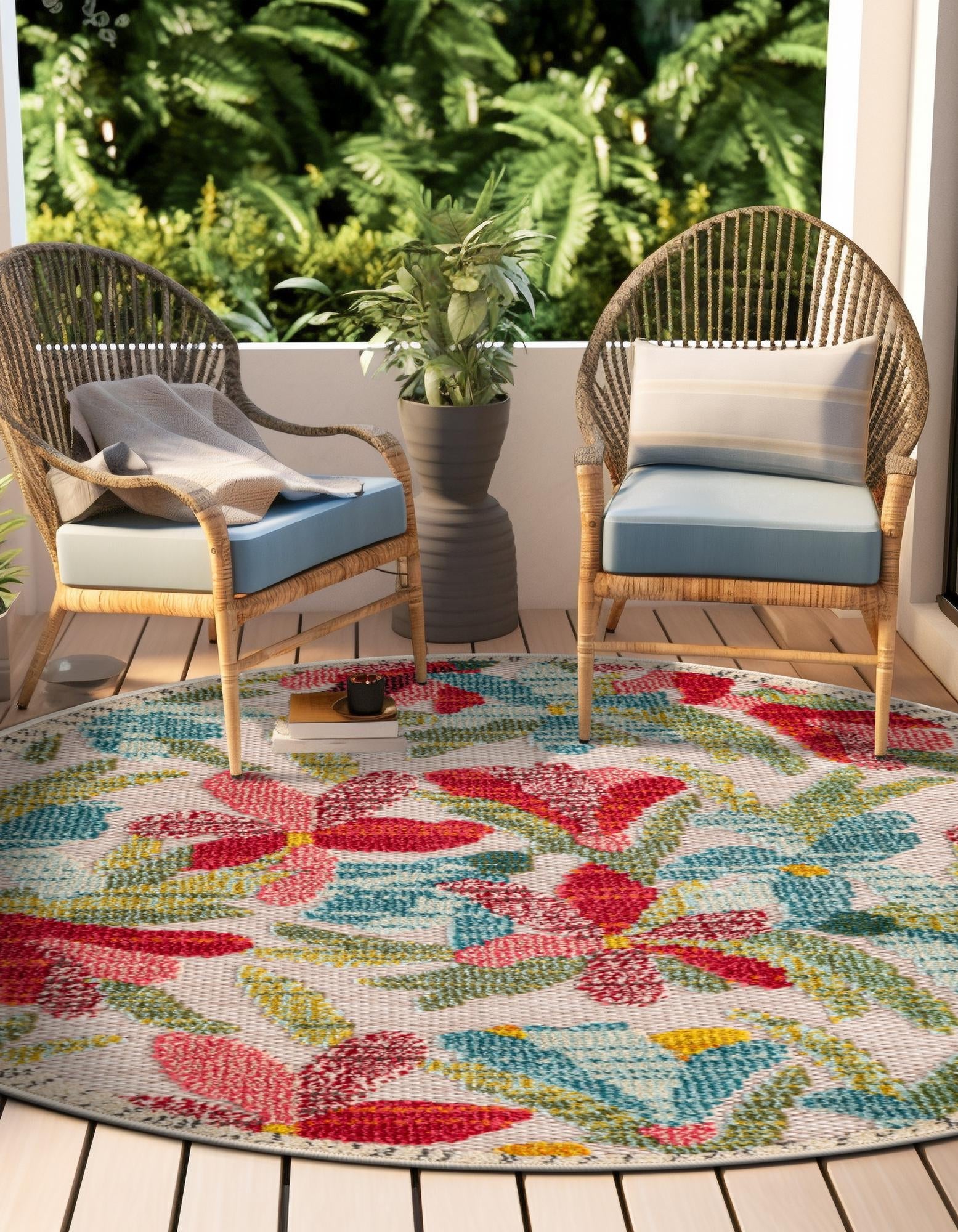 Outdoor Marrakesh Collection Area Rug -  Midelt