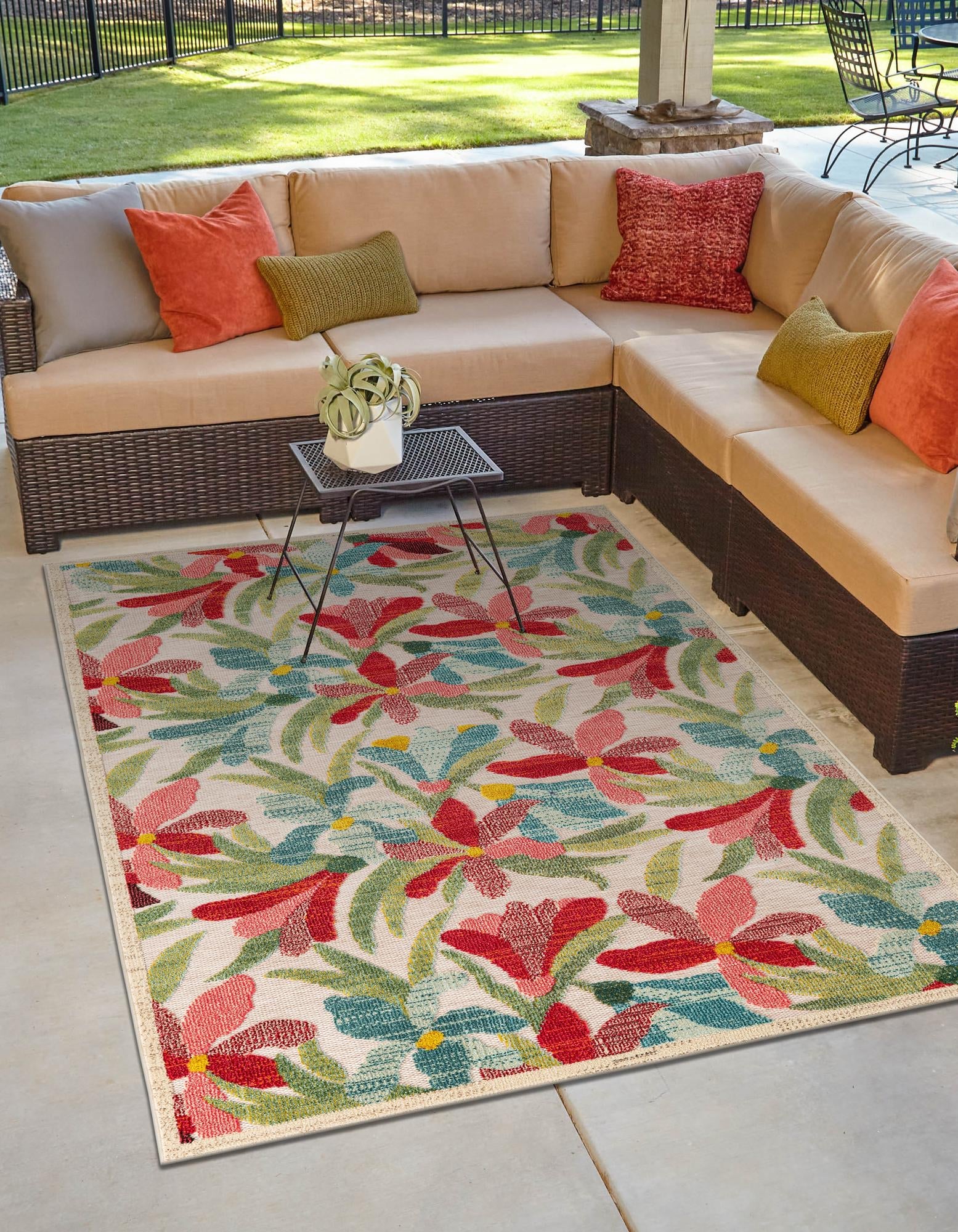 Outdoor Marrakesh Collection Area Rug -  Midelt