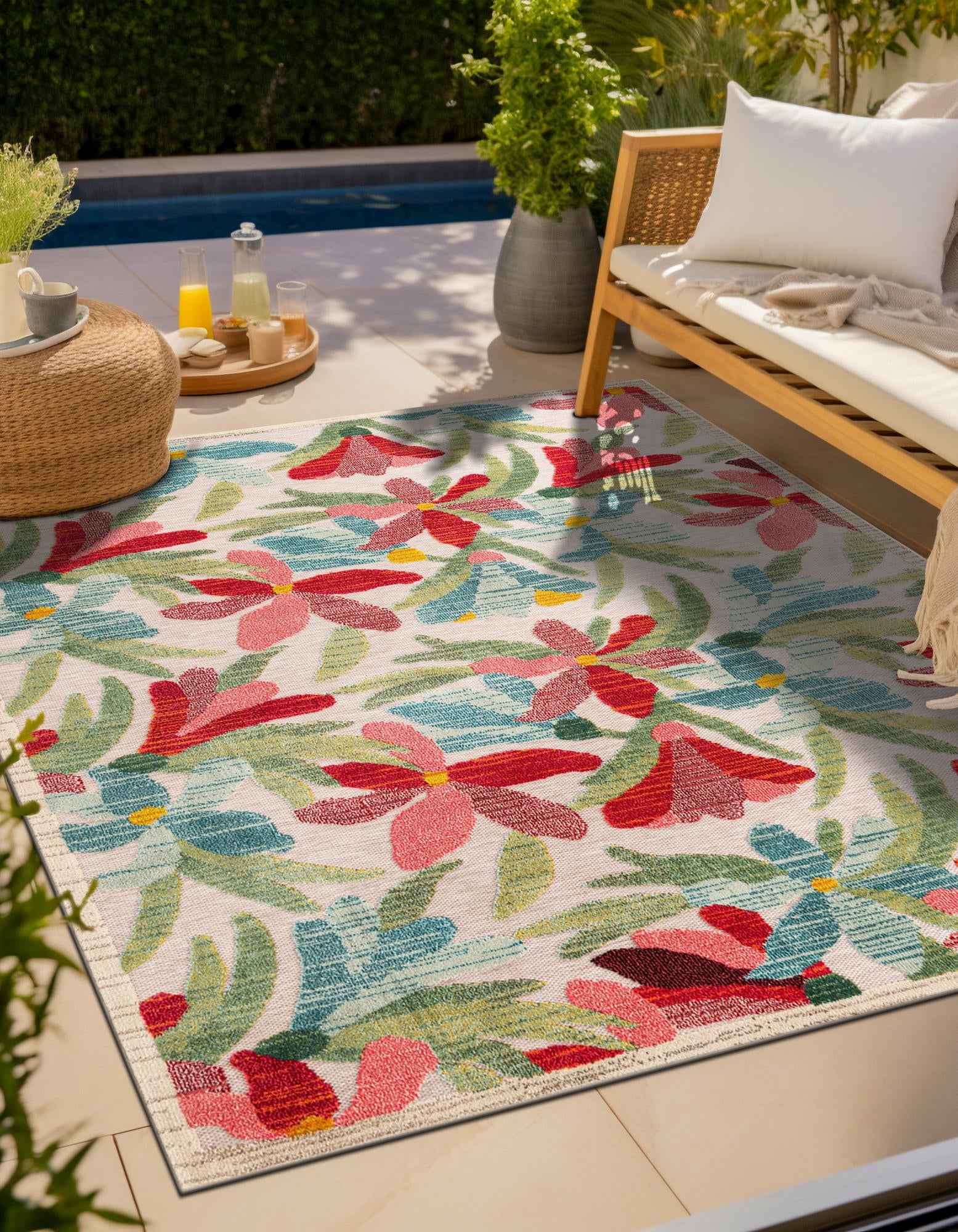 Outdoor Marrakesh Collection Area Rug -  Midelt