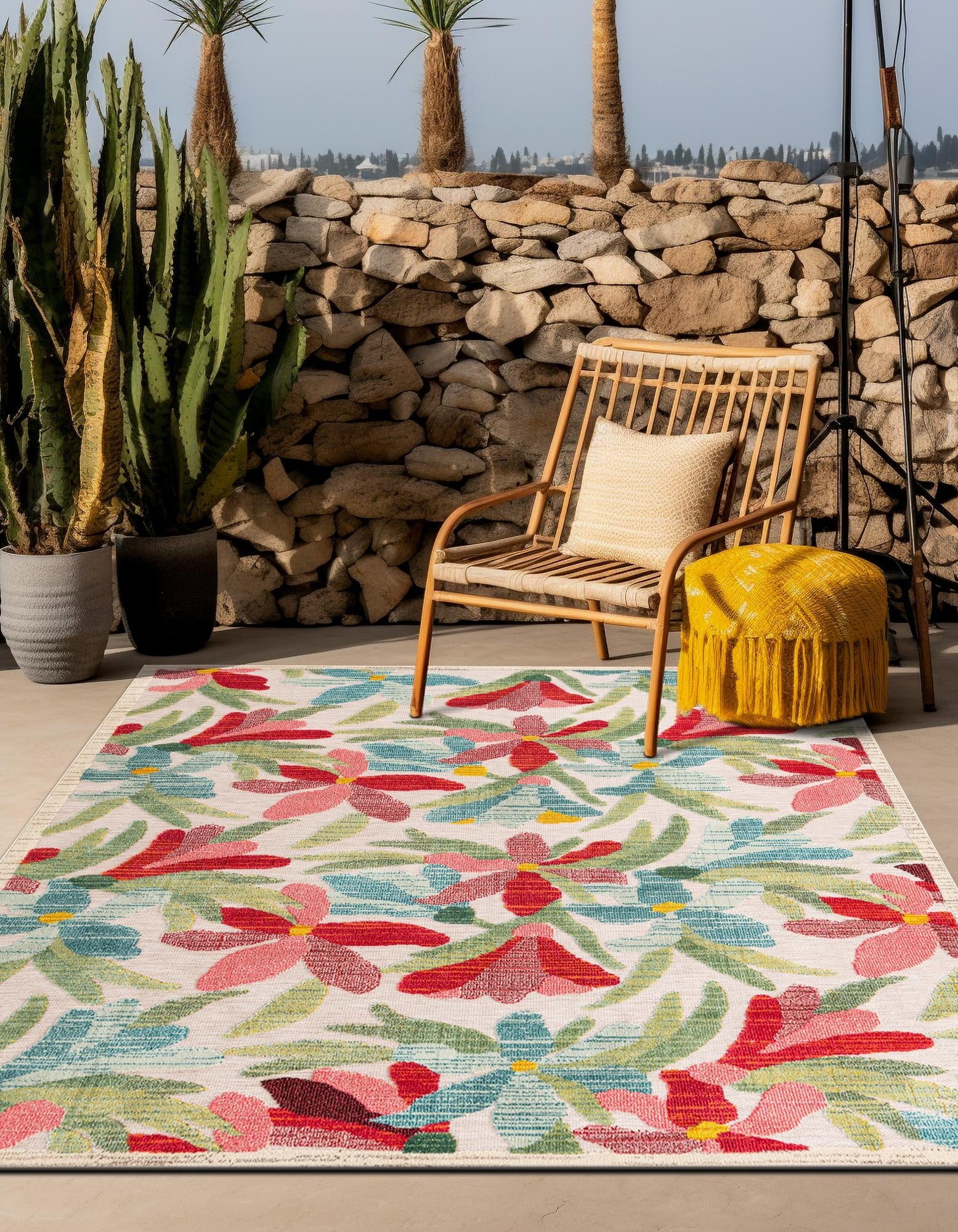 Outdoor Marrakesh Collection Area Rug -  Midelt