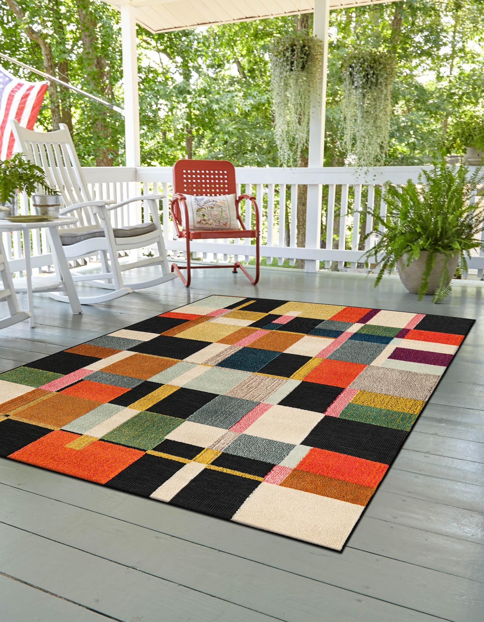 Outdoor Marrakesh Collection Area Rug -  Tangier