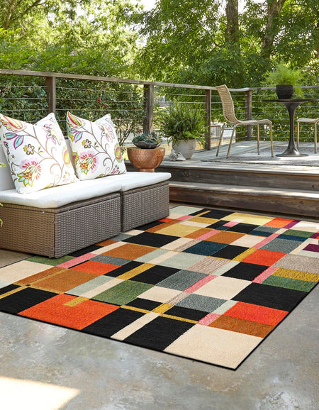 Outdoor Marrakesh Collection Area Rug -  Tangier