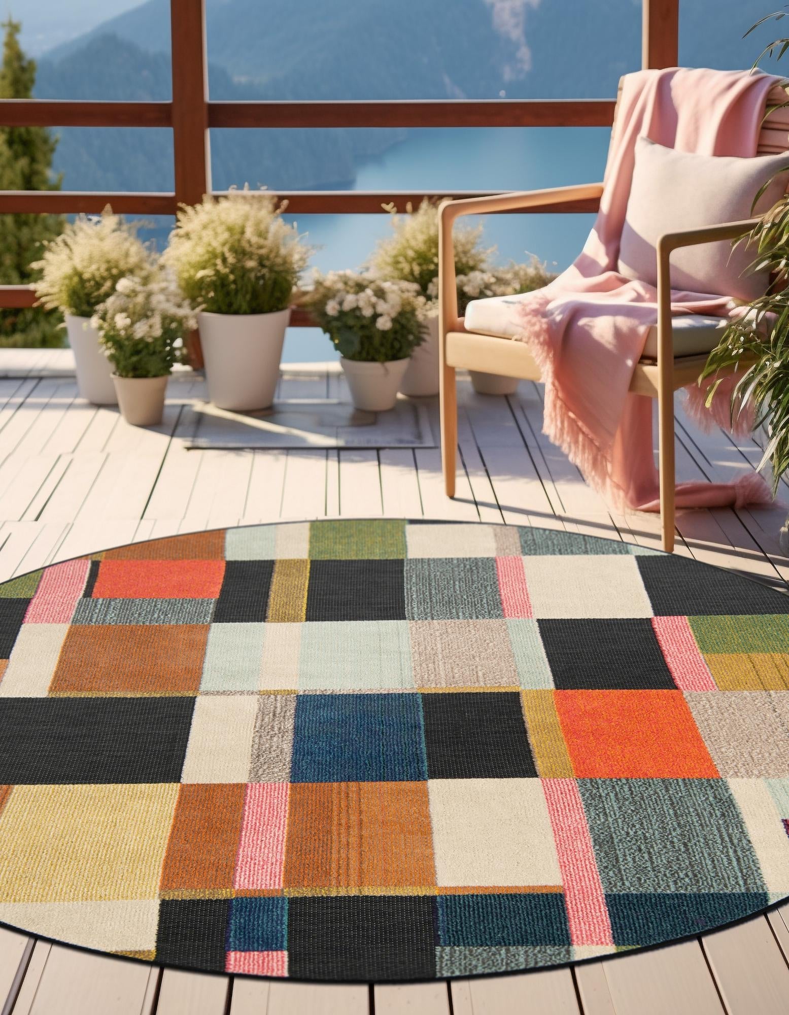 Outdoor Marrakesh Collection Area Rug -  Tangier