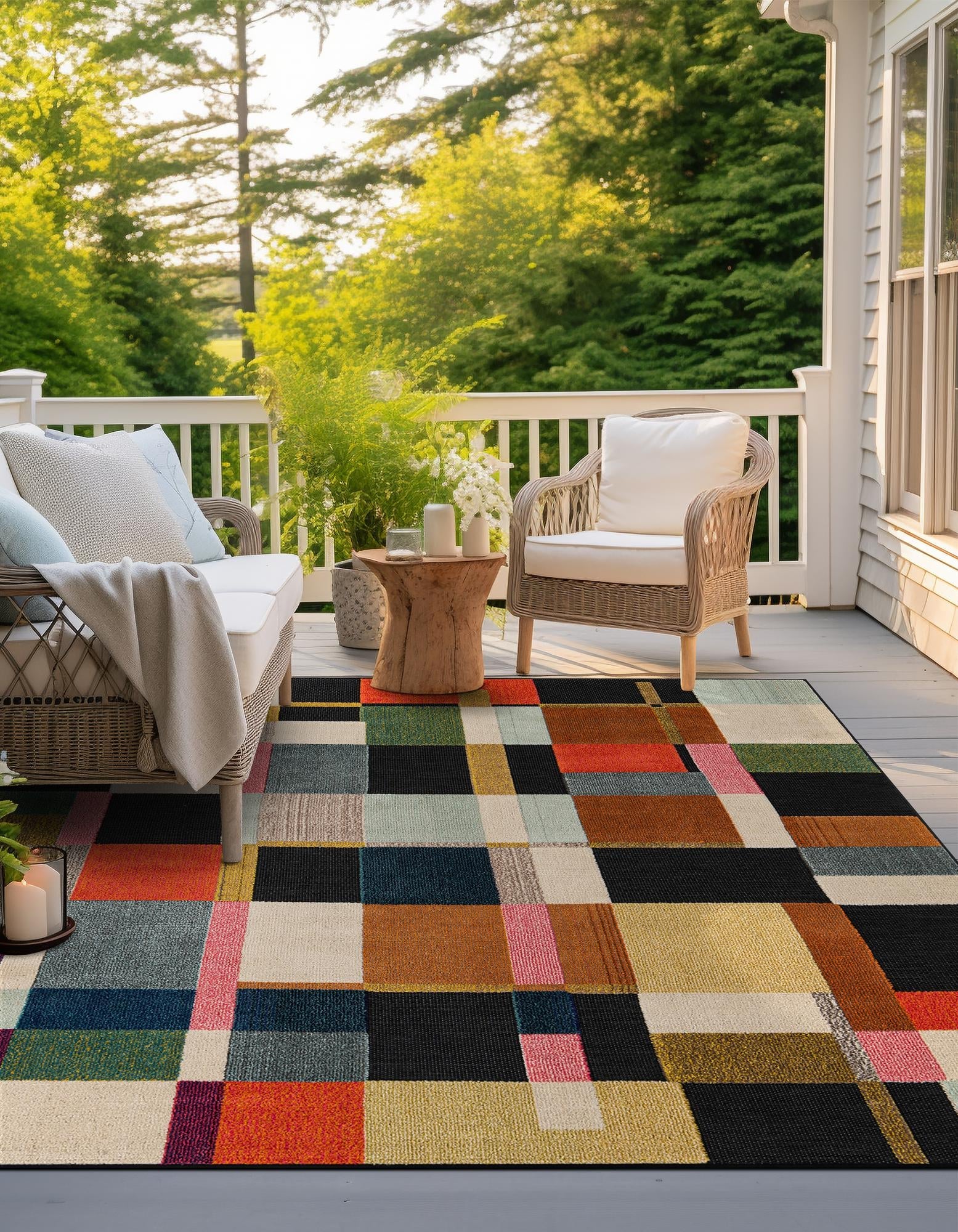 Outdoor Marrakesh Collection Area Rug -  Tangier