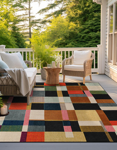 Outdoor Marrakesh Collection Area Rug -  Tangier