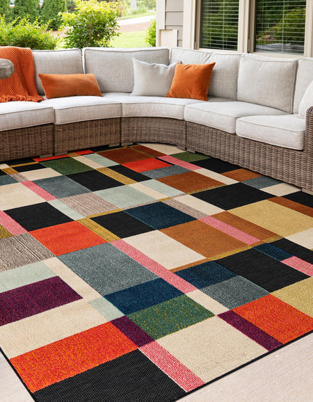 Outdoor Marrakesh Collection Area Rug -  Tangier