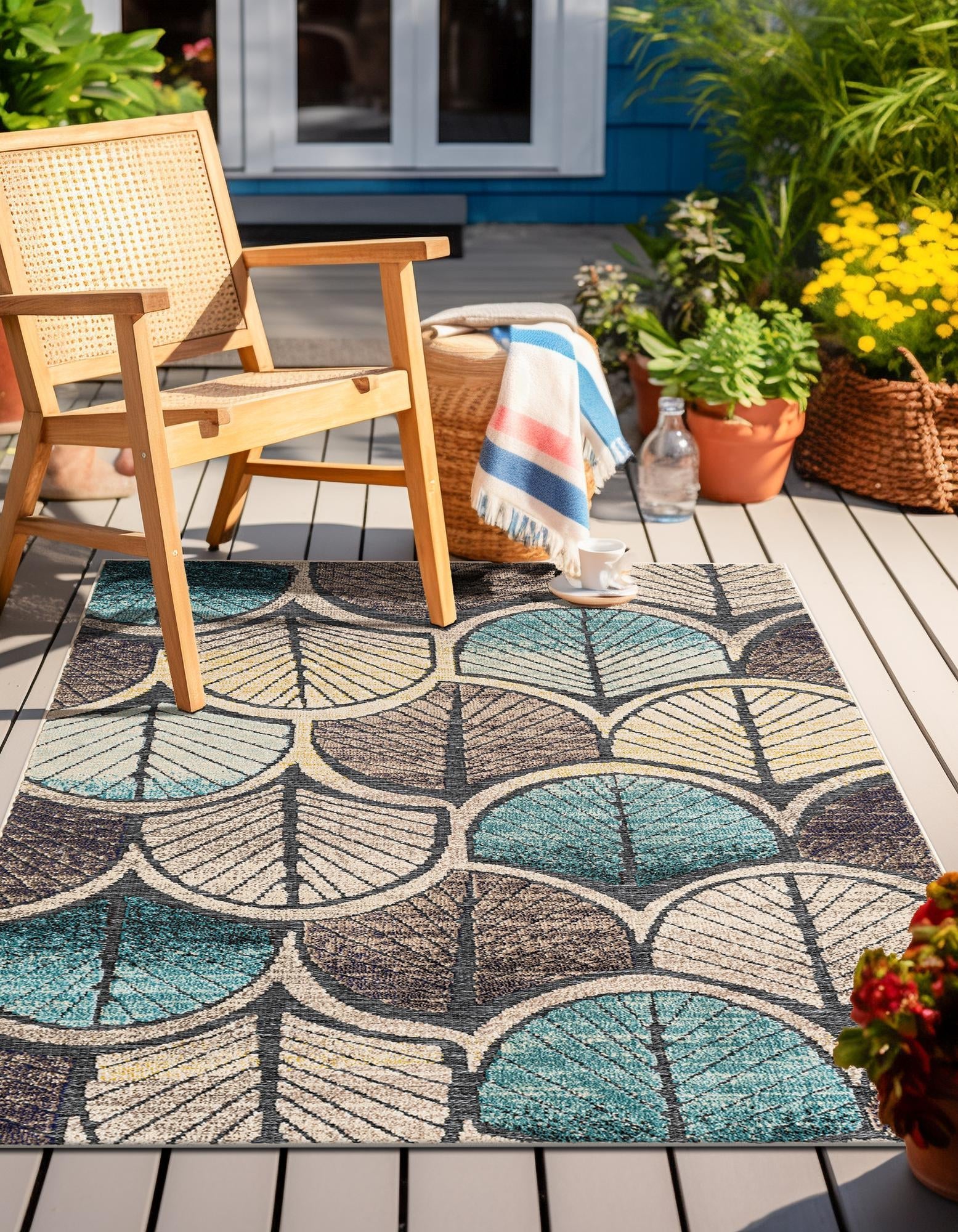 Outdoor Marrakesh Collection Area Rug -  Rabat